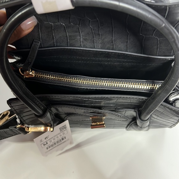 Zara mock croc double strap city bag - Picture 12 of 15
